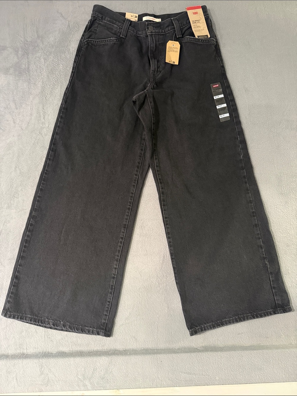 Levi's - Women’s Black ‘94 Baggy Wide-Leg Jeans